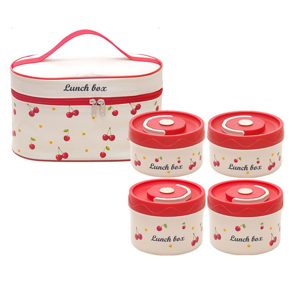 316 Stainless Steel Lunch Box Set with 2Pcs 600ML + 2Pcs 440ML + Insulated Bag Cherry Pattern Design for Students/Office Workers (No FDA)
316 Stainless Steel Lunch Box Set with 2Pcs 600ML + 2Pcs 440ML + Insulated Bag Cherry Pattern Design for Students/Office Workers (No FDA)
