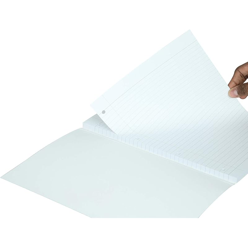 Mahavir Loose Leaf Report Pad | A4 Size | Ruled | Pre Punched for Easy Filing | Tear Off Sheets | Pack of 3 (100 Sheets 4
Mahavir Loose Leaf Report Pad | A4 Size | Ruled | Pre Punched for Easy Filing | Tear Off Sheets | Pack of 3 (100 Sheets 4