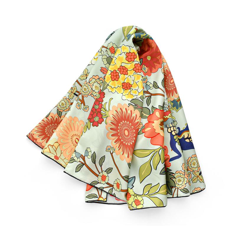 Bean green flower printed 100% real silk twill women scarf foulard female square head scarfs bandana shawl luxury gift for lady
Bean green flower printed 100% real silk twill women scarf foulard female square head scarfs bandana shawl luxury gift for lady