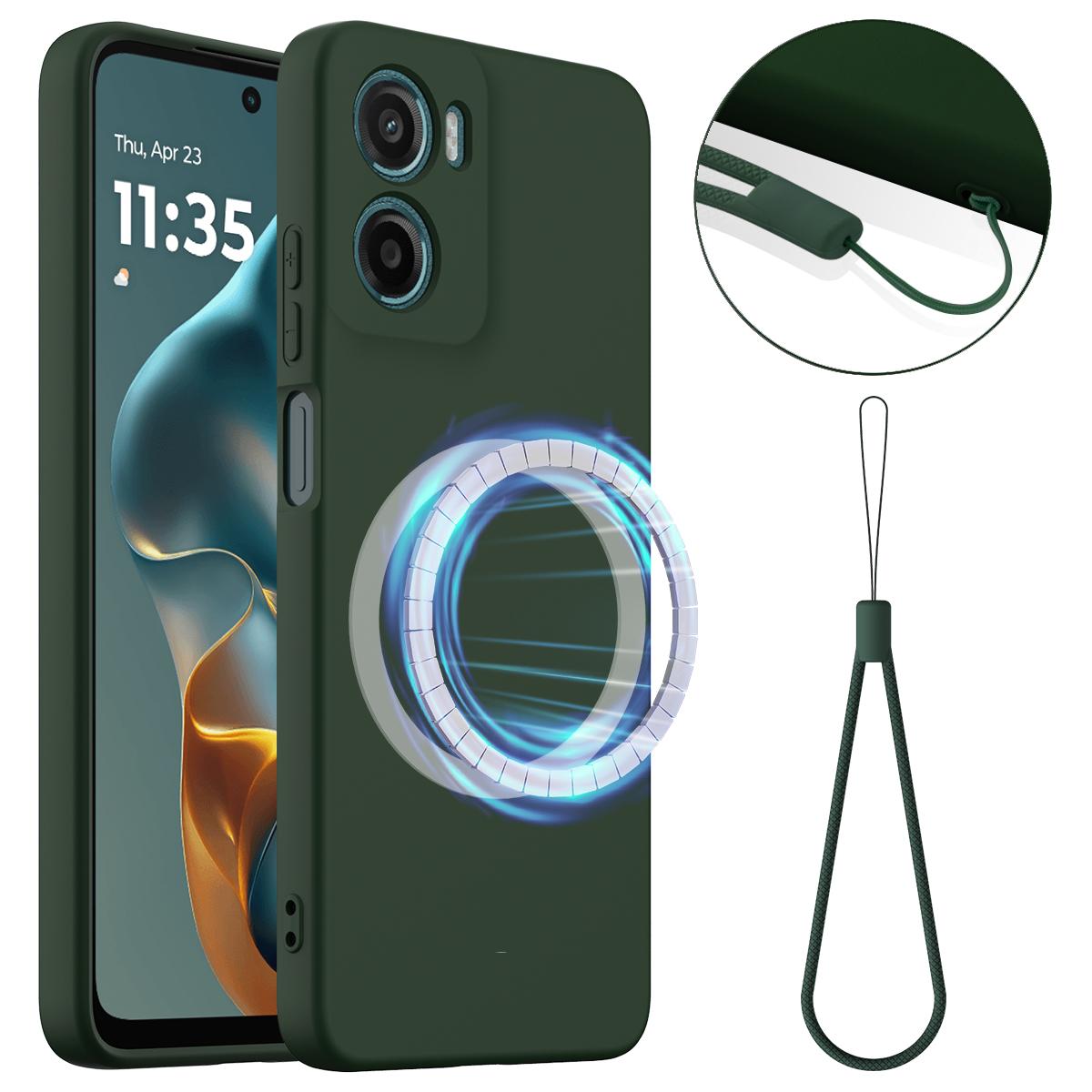 Для Motorola Moto E15 4G/Motorola Moto G05 4G Чохол Сумісний з MagSafe Протиударний Чохол для Телефону з Рідкого Силікону Dark Green
Для Motorola Moto E15 4G/Motorola Moto G05 4G Чохол Сумісний з MagSafe Протиударний Чохол для Телефону з Рідкого Силікону Dark Green