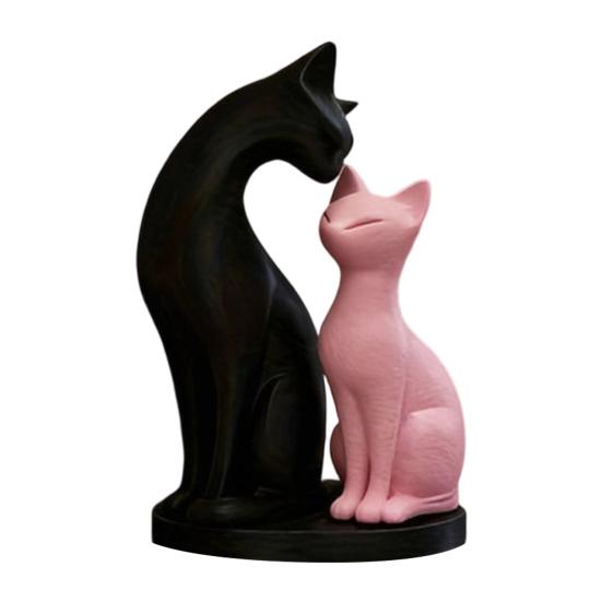 Detachable Cat Couple Sculpture 3D Printed Elegant Couple Cat Figurine Romantic Cat Lover Ornament for Home Living Room Office Desk Decor
Detachable Cat Couple Sculpture 3D Printed Elegant Couple Cat Figurine Romantic Cat Lover Ornament for Home Living Room Office Desk Decor