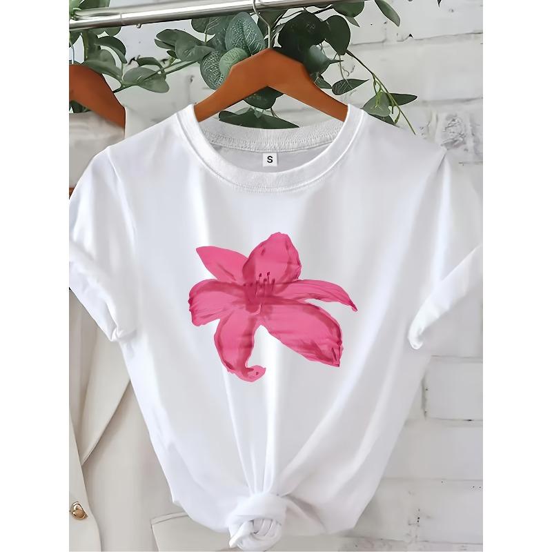 Wo Soft Stretch T-Shirt | Relaxed Fit Everyday Tee with White and Pink Floral Accent, All-Season Casual Top for Women, S белый
Wo Soft Stretch T-Shirt | Relaxed Fit Everyday Tee with White and Pink Floral Accent, All-Season Casual Top for Women, S белый
