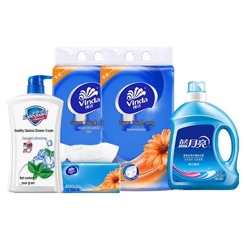 Safeguard Mint Body Wash, Laundry Detergent & Tissues Bundle
Safeguard Mint Body Wash, Laundry Detergent & Tissues Bundle