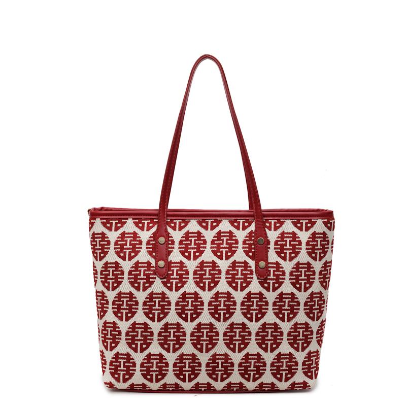 Fabric Happy Word Large Capacity Women s Handbags Natial Style Bride Bag 2026 Fashi Bags for Women Temperament Shoulder Bag
Fabric Happy Word Large Capacity Women s Handbags Natial Style Bride Bag 2026 Fashi Bags for Women Temperament Shoulder Bag