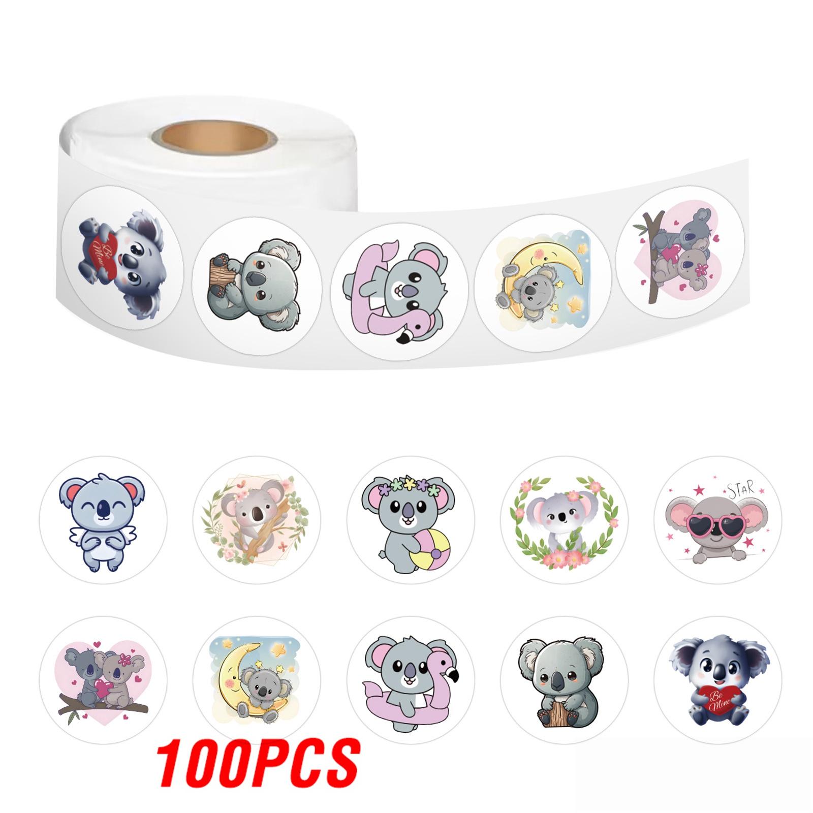 100-500pcs Cute Koala Bear Stickers Sealing Animal Kids Sticker Decor Circle Seal Label Birthday Reward Gift Stationery Sticker
100-500pcs Cute Koala Bear Stickers Sealing Animal Kids Sticker Decor Circle Seal Label Birthday Reward Gift Stationery Sticker