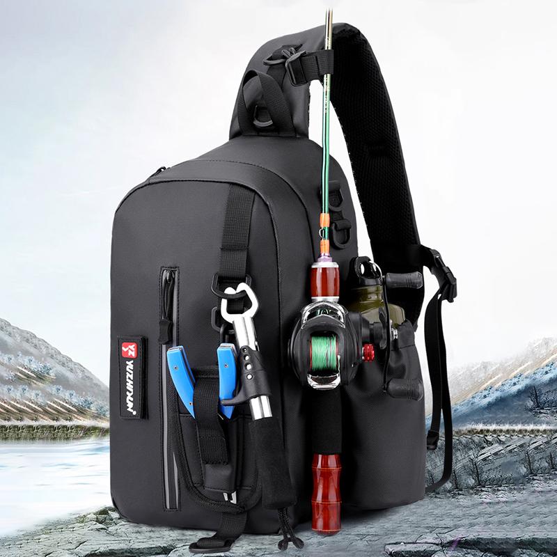SCIONE Multifunctional Backpack Waterproof Thickened Large-capacity Outdoor Fishing Equipment Storage Bag with Rod Holder сірий
SCIONE Multifunctional Backpack Waterproof Thickened Large-capacity Outdoor Fishing Equipment Storage Bag with Rod Holder сірий