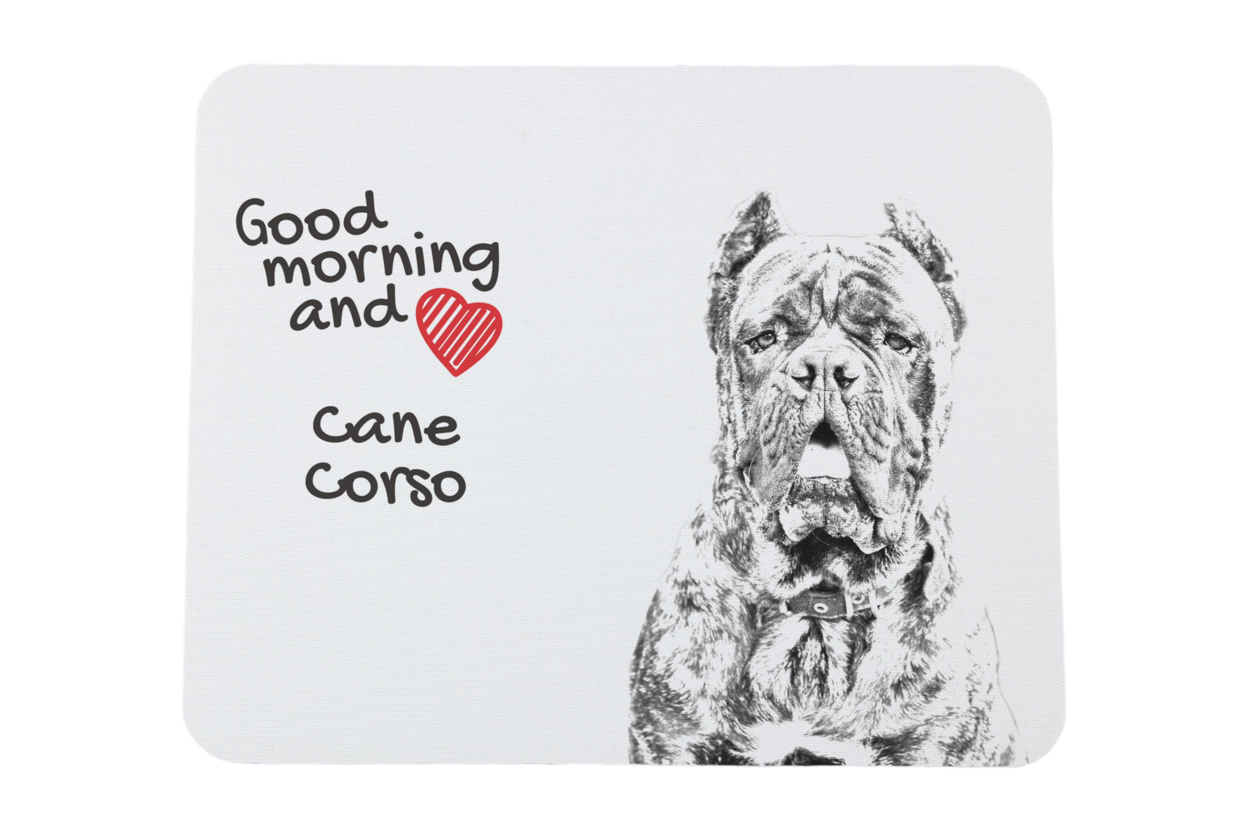 Cane Corso, Italian Cane Corso - mouse pad with print, personalized dog-themed mouse pad, unique gadget for an office worker by Art-Dog brand білий
Cane Corso, Italian Cane Corso - mouse pad with print, personalized dog-themed mouse pad, unique gadget for an office worker by Art-Dog brand білий