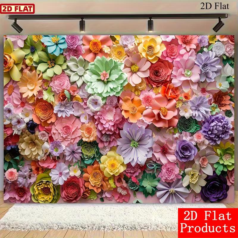 2D Multicolor Paper Flower Backdrop, Wedding, Party and Home Wall Decor 47.2x31.5inch/120*80cm
2D Multicolor Paper Flower Backdrop, Wedding, Party and Home Wall Decor 47.2x31.5inch/120*80cm