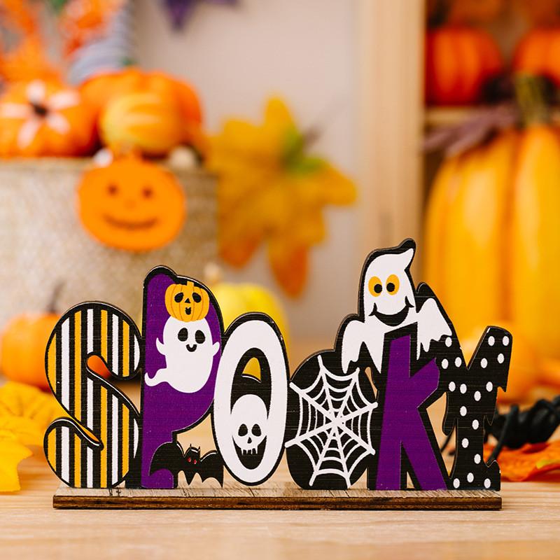 Creative Wooden Halloween Decoration Spooky Ghost Letter Pumpkin Decor For Display Festive Spooky
Creative Wooden Halloween Decoration Spooky Ghost Letter Pumpkin Decor For Display Festive Spooky