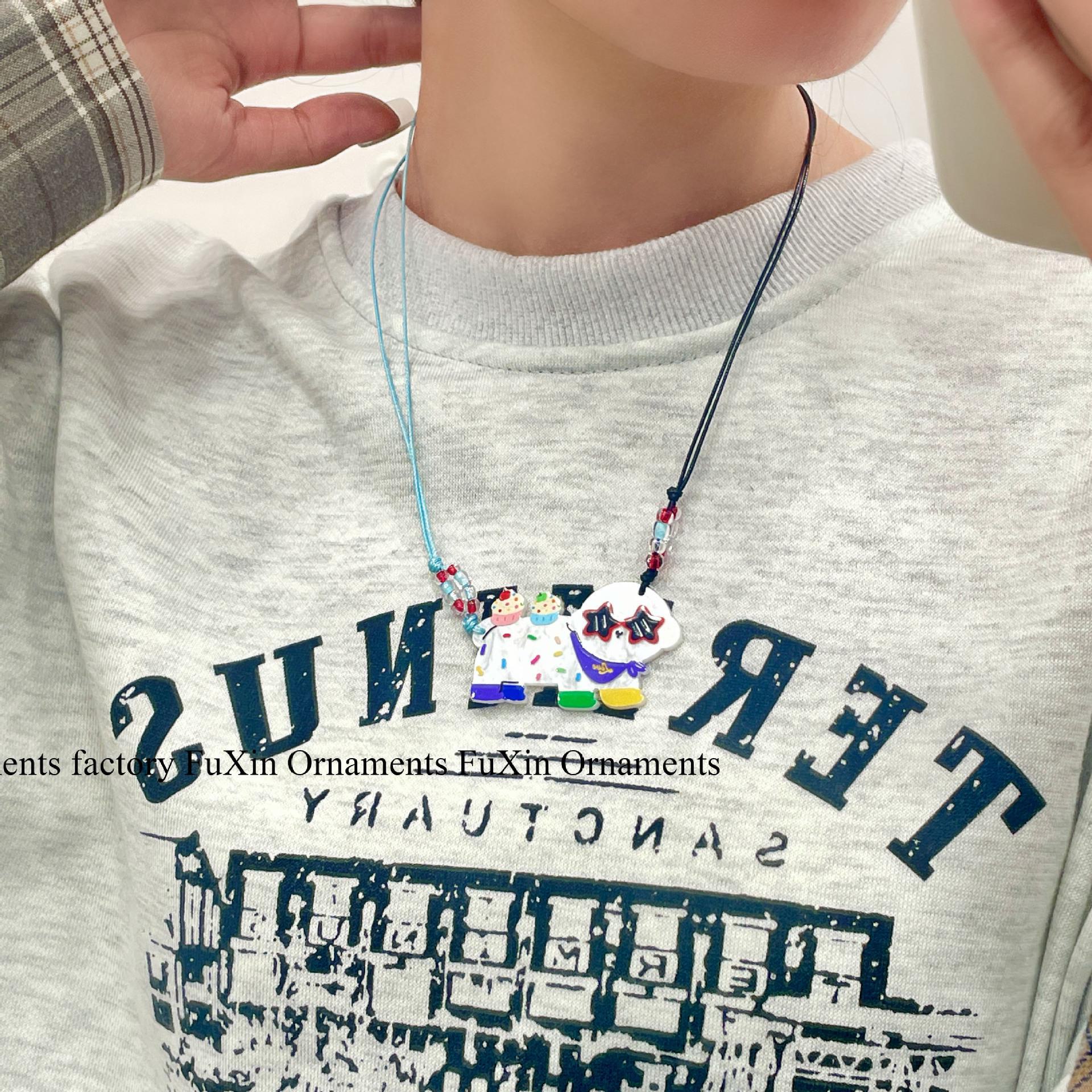 Асимметричное ожерелье из цветных рисовых бусин «Далматин» — универсальный, простой нишевый дизайн, аксессуар для цепочки свитера N1053
Асимметричное ожерелье из цветных рисовых бусин «Далматин» — универсальный, простой нишевый дизайн, аксессуар для цепочки свитера N1053