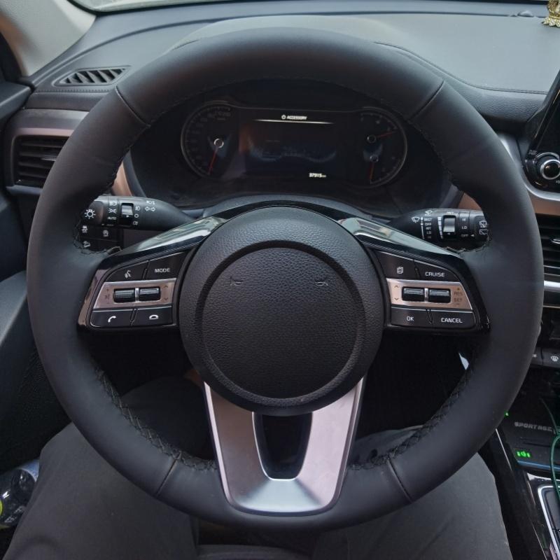 Car Steering Wheel Cover Leather For Kia K5 Optima Cee d Ceed Forte Steering Wheel Braid Car Accessory Beige Thread
Car Steering Wheel Cover Leather For Kia K5 Optima Cee d Ceed Forte Steering Wheel Braid Car Accessory Beige Thread