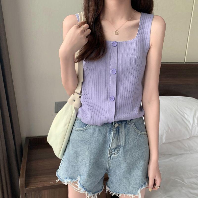 French Style Women s Cropped Camisole, Summer 2026 Design, Sleeveless Knit Top with Belly Button Cut-out Medium фіолетовий
French Style Women s Cropped Camisole, Summer 2026 Design, Sleeveless Knit Top with Belly Button Cut-out Medium фіолетовий