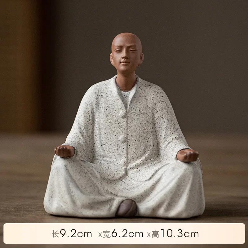 Креативная декорация в виде монаха из фиолетовой глины, персонаж, дзен, чайная церемония, чайная комната, чайное пространство, настольное украшение для стола
Креативная декорация в виде монаха из фиолетовой глины, персонаж, дзен, чайная церемония, чайная комната, чайное пространство, настольное украшение для стола