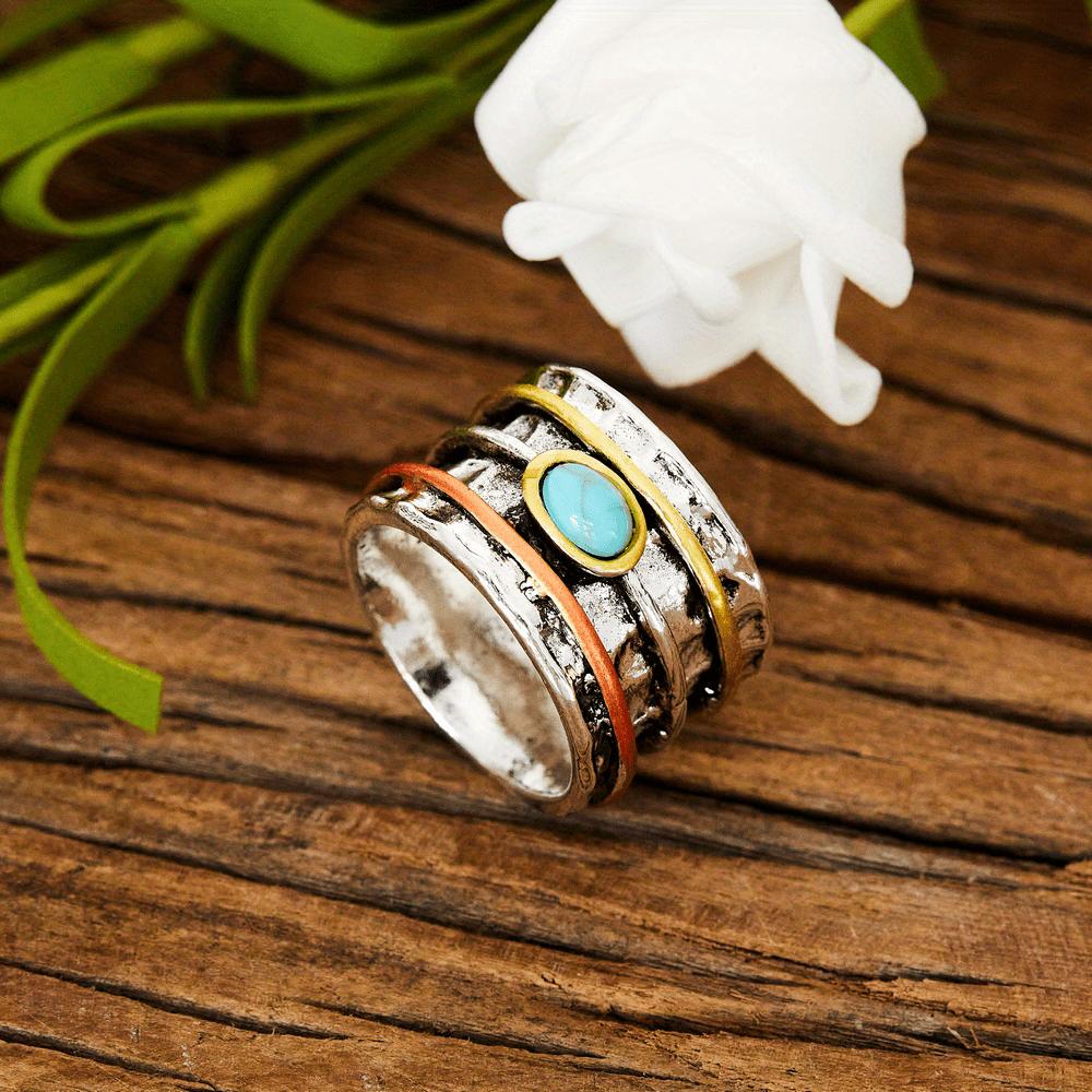 Bohemian Turquoise Rings for Men And Women, Vintage Finger Rings, Stylish Jewelry Accessories for Parties And Weddings. 6
Bohemian Turquoise Rings for Men And Women, Vintage Finger Rings, Stylish Jewelry Accessories for Parties And Weddings. 6