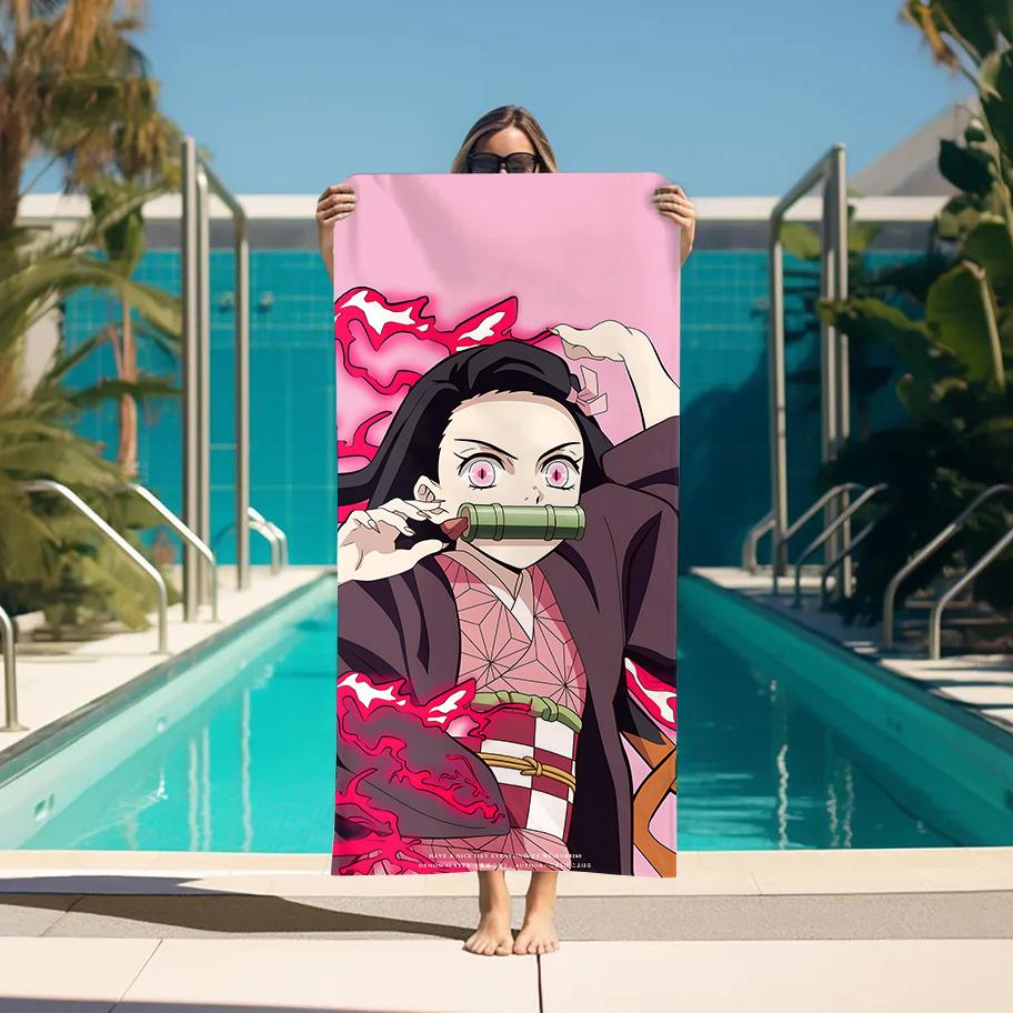 Beach Towels Demon Slayer Bathroom For Bath Sauna Personal Care Large Bath Towel Turban for Hair Drying Bathroom Set Accessories W40*H60(CM)
Beach Towels Demon Slayer Bathroom For Bath Sauna Personal Care Large Bath Towel Turban for Hair Drying Bathroom Set Accessories W40*H60(CM)