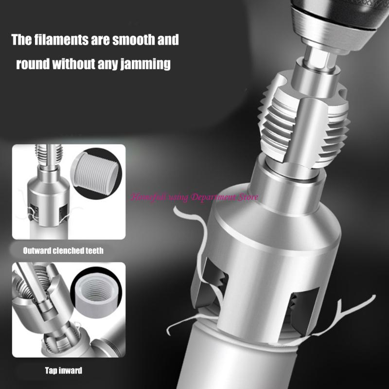 Electric Drill Compatible PVC Pipe Threader PVC Thread Maker Tool for Electric Drill, 3/4 Plastic Pipe Threader China Mainland
Electric Drill Compatible PVC Pipe Threader PVC Thread Maker Tool for Electric Drill, 3/4 Plastic Pipe Threader China Mainland