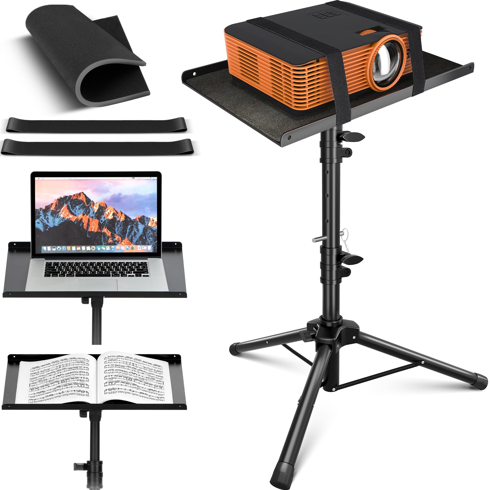 CAHAYA Projector Stand Projector Stand with Belt and Tripod Load Capacity Height Adjustable from 66cm to Japanese Installation Manual Included чёрный
CAHAYA Projector Stand Projector Stand with Belt and Tripod Load Capacity Height Adjustable from 66cm to Japanese Installation Manual Included чёрный