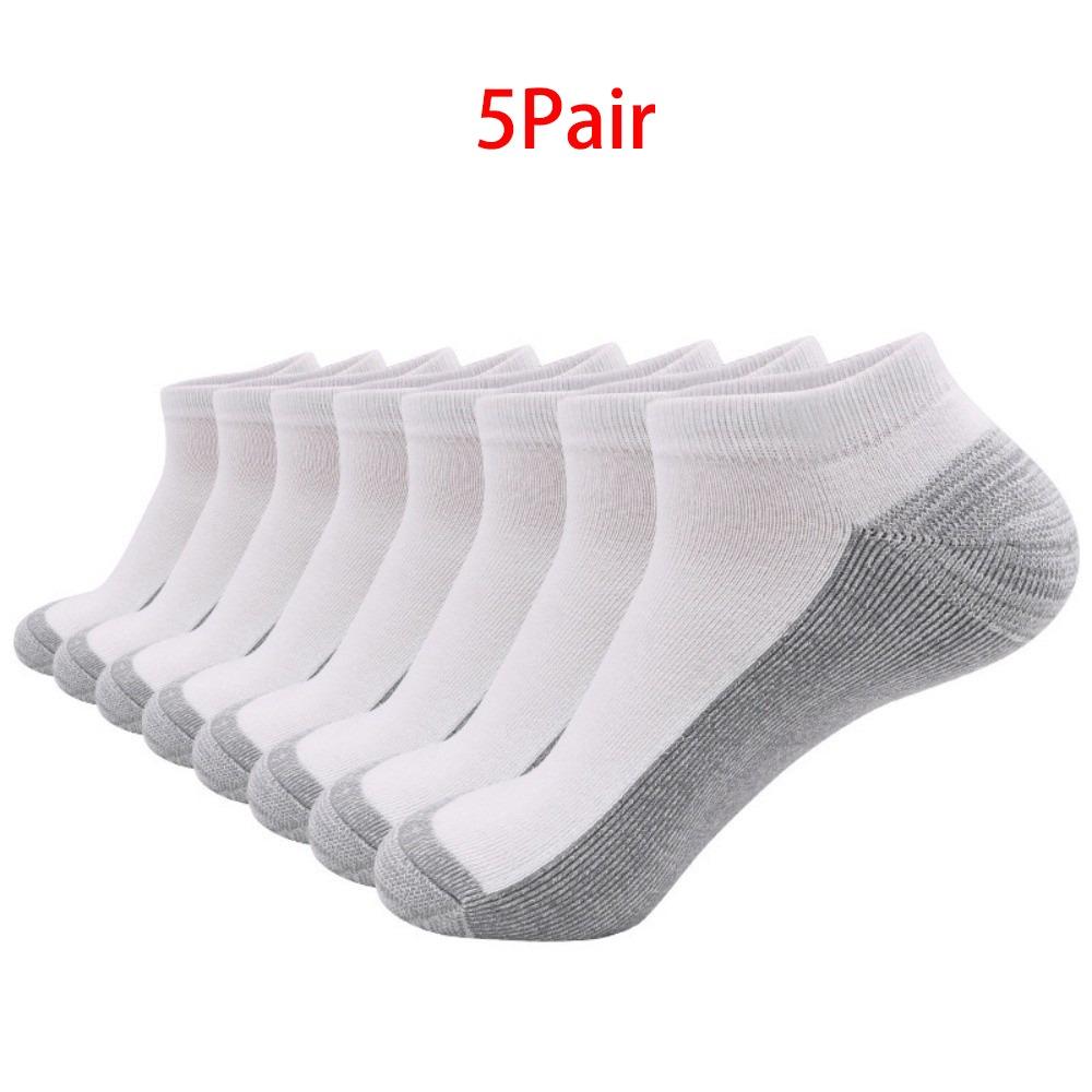 5Pair Breathable Work Socks with Anti-Friction Heel Design Double Solid Color Mesh Running Sock Towel Bottom One Size
5Pair Breathable Work Socks with Anti-Friction Heel Design Double Solid Color Mesh Running Sock Towel Bottom One Size