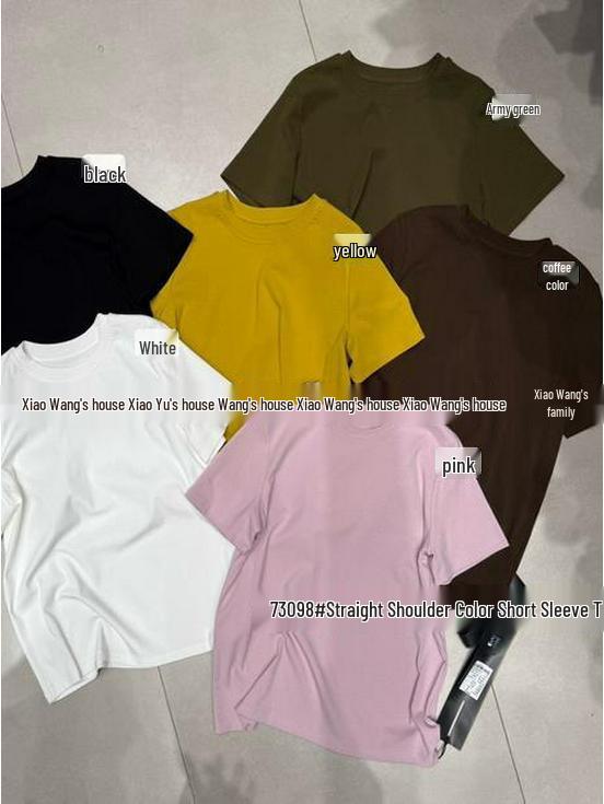 Xiao Wang s Spring Korean Plus Size Casual Crew Neck Short Sleeve T-shirt One Size
Xiao Wang s Spring Korean Plus Size Casual Crew Neck Short Sleeve T-shirt One Size