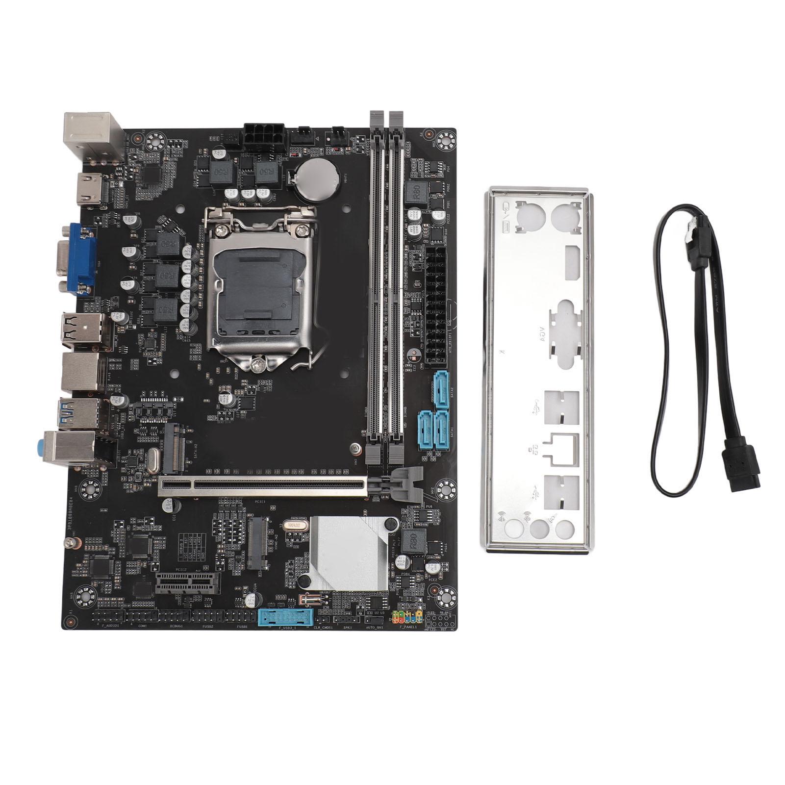 Материнська плата H310M K DDR4 M ATX LGA 1155 двоканальний NVME M.2 USB 3.0 SATA 3.0 порти для процесорів I3 I5 I7
Материнська плата H310M K DDR4 M ATX LGA 1155 двоканальний NVME M.2 USB 3.0 SATA 3.0 порти для процесорів I3 I5 I7