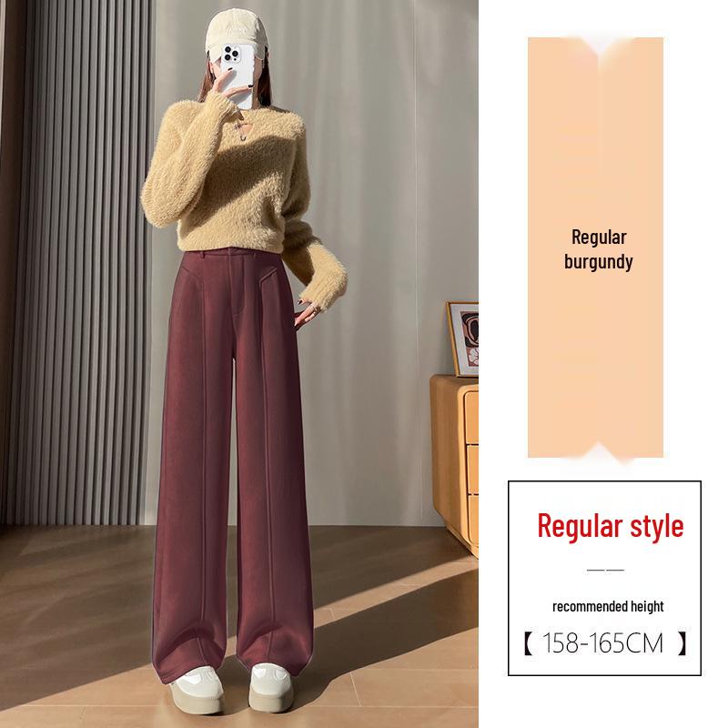 Women s Narrow-Leg Fleece-Lined Rice Pants: Autumn/Winter, Thickened for Drape, Petite Fit, Lazy Style, Sports/Casual, Straight Leg. M
Women s Narrow-Leg Fleece-Lined Rice Pants: Autumn/Winter, Thickened for Drape, Petite Fit, Lazy Style, Sports/Casual, Straight Leg. M