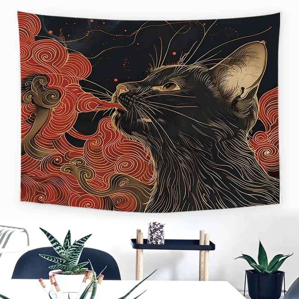 Asian Ukiyoe Art Japanese Cat Swallowing Clouds Wave Fabric Fun Tapestry Wall Hanging Youth Home Decoration 74x94cm(29x37in)
Asian Ukiyoe Art Japanese Cat Swallowing Clouds Wave Fabric Fun Tapestry Wall Hanging Youth Home Decoration 74x94cm(29x37in)