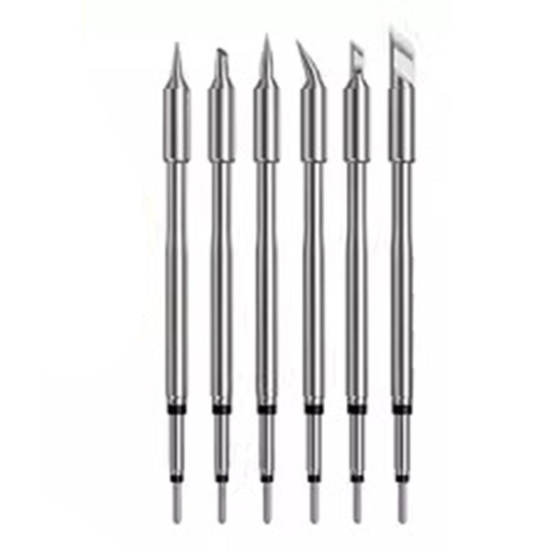 SHGO-For HS-02A For Electronic Repairs Soldering Iron Tips 6Pcs Soldering Station Replacement Precise срібний
SHGO-For HS-02A For Electronic Repairs Soldering Iron Tips 6Pcs Soldering Station Replacement Precise срібний