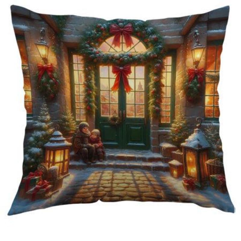 High-end Christmas Pillowcase Polyester Core-free Bedside Cushion Sofa Cushion 45*45cm
High-end Christmas Pillowcase Polyester Core-free Bedside Cushion Sofa Cushion 45*45cm