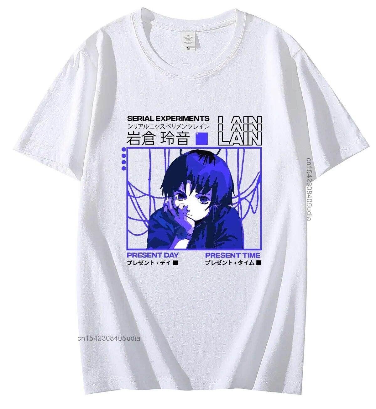 Футболка большого размера Serial Experiments Lain, хлопковая футболка унисекс, Glitch Iwakura, унисексга Weeb Girl, футболки с короткими рукавами в стиле научной фантастики, аниме
Футболка большого размера Serial Experiments Lain, хлопковая футболка унисекс, Glitch Iwakura, унисексга Weeb Girl, футболки с короткими рукавами в стиле научной фантастики, аниме