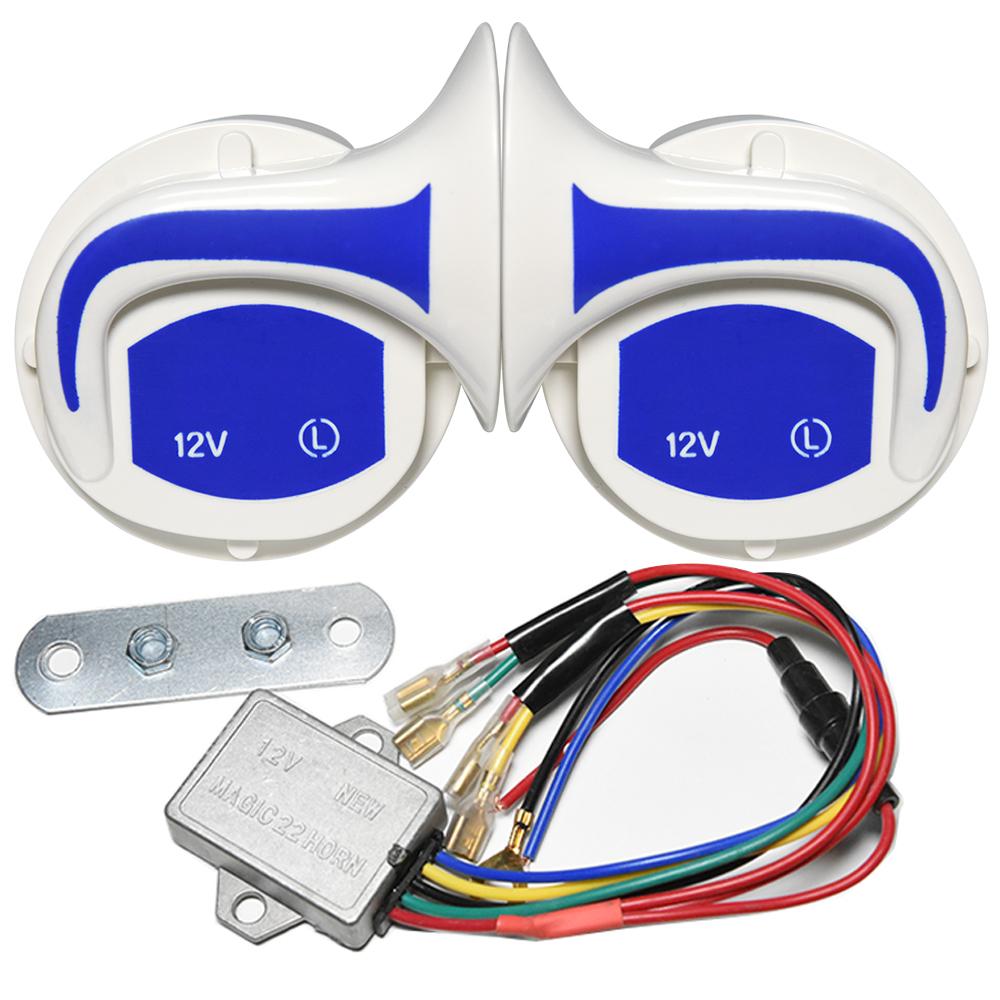 2pcs 12v 115DB Hella Super Loud Compact Electric Blast Tone Car Air Horn Kit For Motorcycle and Car 335HZ/400HZ 12V синий
2pcs 12v 115DB Hella Super Loud Compact Electric Blast Tone Car Air Horn Kit For Motorcycle and Car 335HZ/400HZ 12V синий