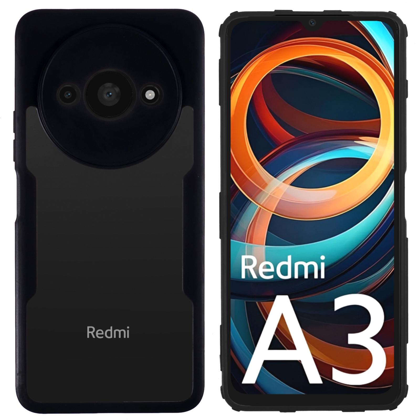 Для Xiaomi Redmi A3/Poco C61 4G Чехол Противоударный Акрил+ТПУ Чехол для телефона, Встроенная ПЭТ Защитная пленка для экрана, Черный A
Для Xiaomi Redmi A3/Poco C61 4G Чехол Противоударный Акрил+ТПУ Чехол для телефона, Встроенная ПЭТ Защитная пленка для экрана, Черный A