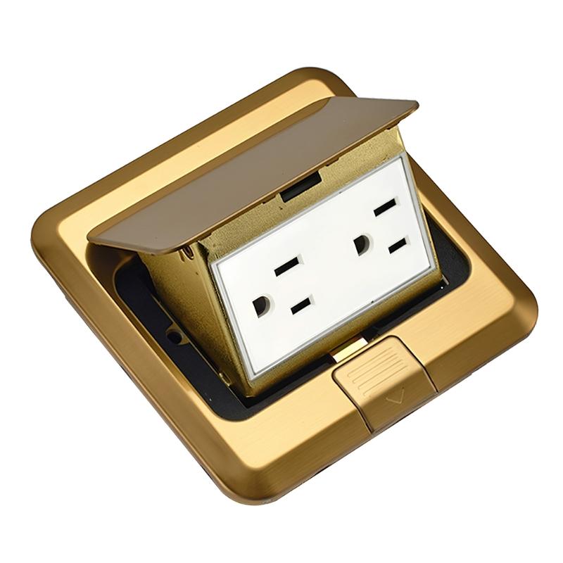 Strong 6 Port Floor Mounted Electrical Outlet Corrosion Resistant Steel Ground Power Socket for Multiple Device Connect золотий
Strong 6 Port Floor Mounted Electrical Outlet Corrosion Resistant Steel Ground Power Socket for Multiple Device Connect золотий