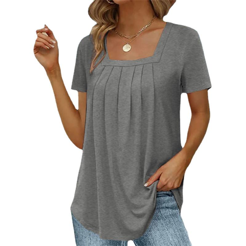 YYFS женские модные повседневные летние весенние однотонные блузки и рубашки с короткими рукавами и квадратным воротником с принтом XL
YYFS женские модные повседневные летние весенние однотонные блузки и рубашки с короткими рукавами и квадратным воротником с принтом XL