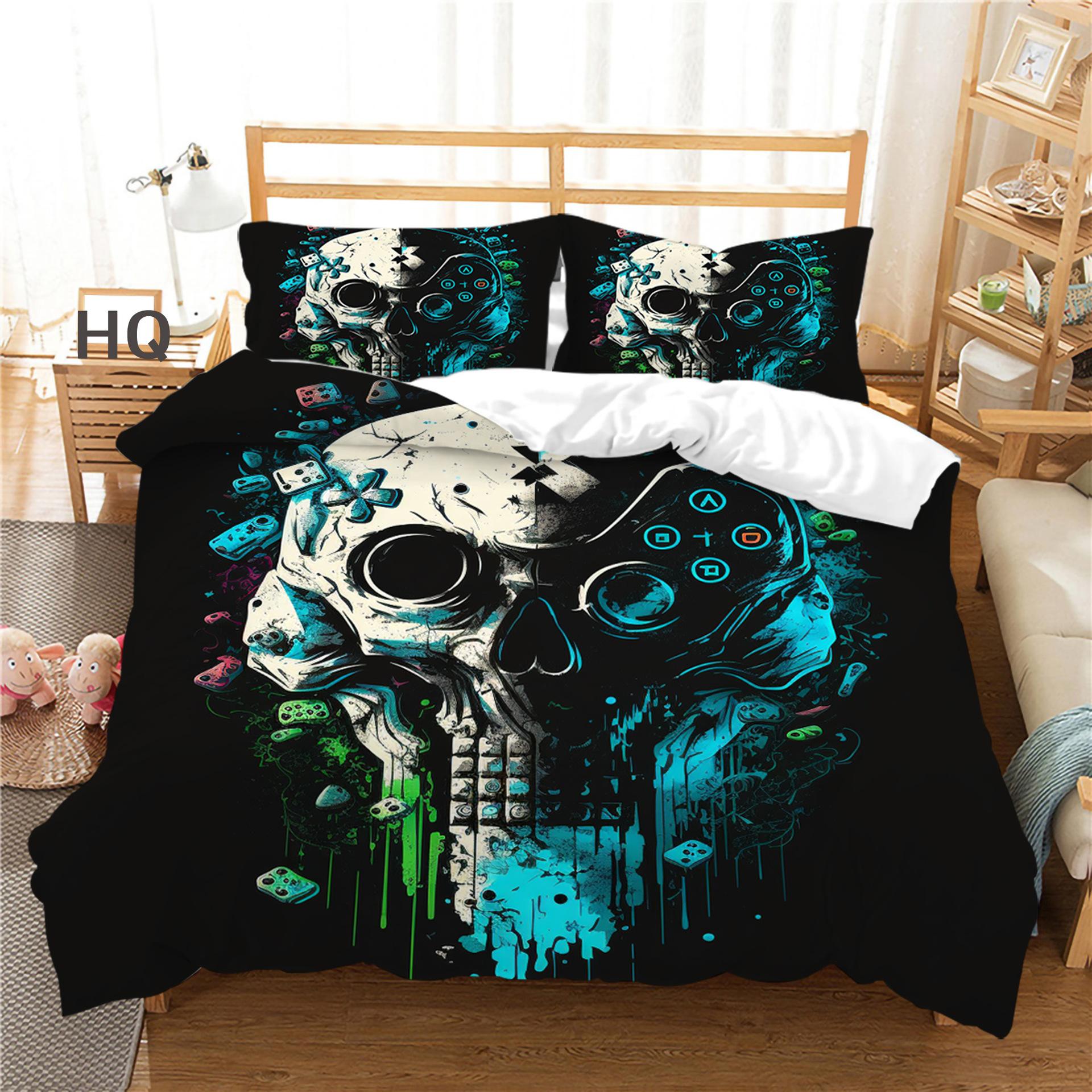 Home Textile Quilt Cover Pillowcase Two Or Three Piece Set Polyester Game Console Series 3D Digital Printing 90*200
Home Textile Quilt Cover Pillowcase Two Or Three Piece Set Polyester Game Console Series 3D Digital Printing 90*200