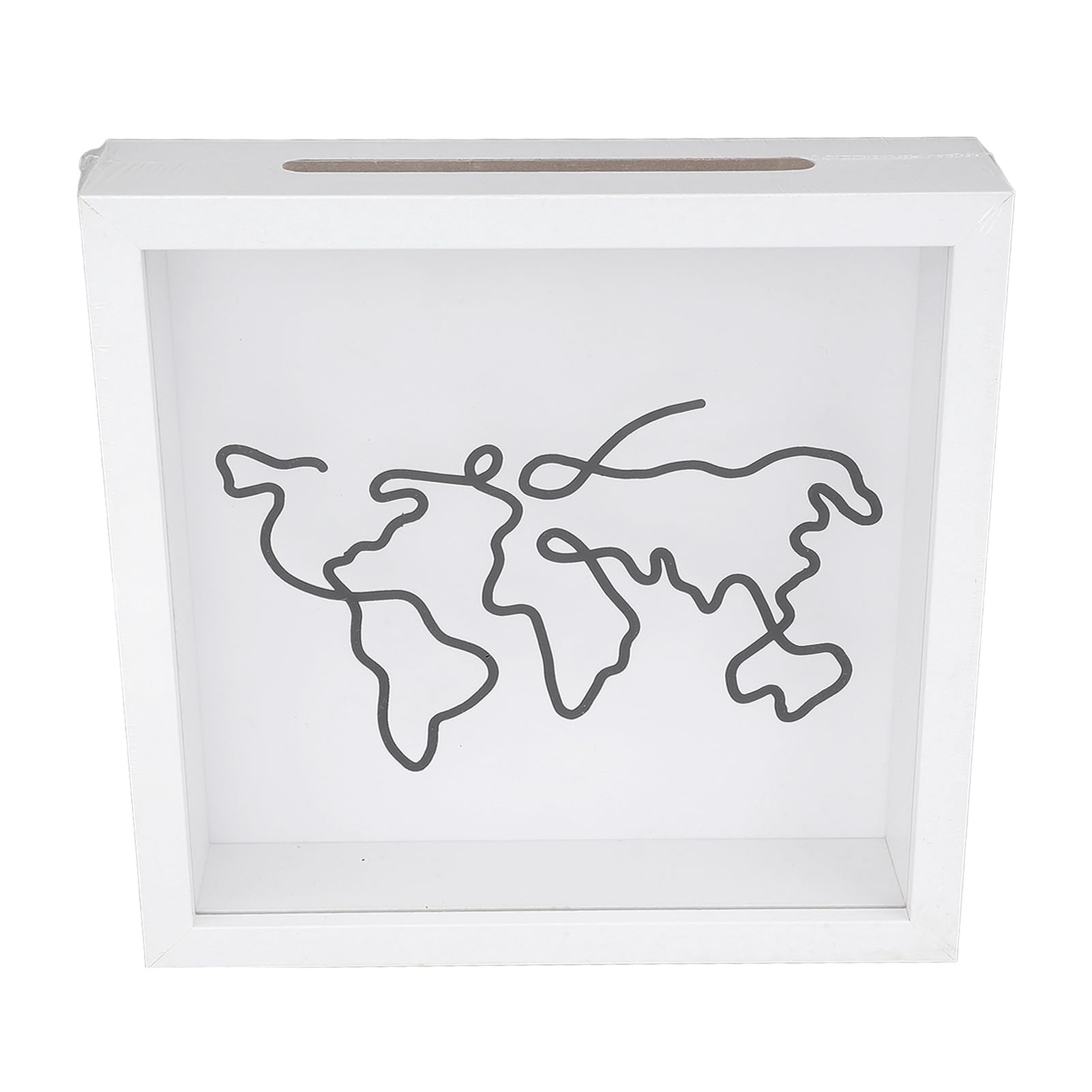 Multipurpose Photo Frame Storage Box, Ticket Shadow Box, Finely Finished, Durable White Board, Large Capacity, Postcard Storage (Map Style)
Multipurpose Photo Frame Storage Box, Ticket Shadow Box, Finely Finished, Durable White Board, Large Capacity, Postcard Storage (Map Style)