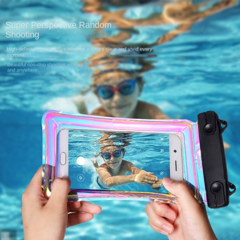 Touchable Screen Phone Waterproof Bag Transparent Underwater Dry Bag Beach Bag рожевий червоний колір
Touchable Screen Phone Waterproof Bag Transparent Underwater Dry Bag Beach Bag рожевий червоний колір