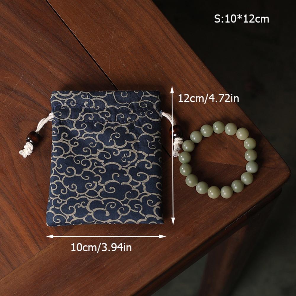 Versatile Linen-cotton Jewelry Storage Bag Chinese Style Dustproof Drawstring Bag Portable Cord Pull Bag Bead
Versatile Linen-cotton Jewelry Storage Bag Chinese Style Dustproof Drawstring Bag Portable Cord Pull Bag Bead