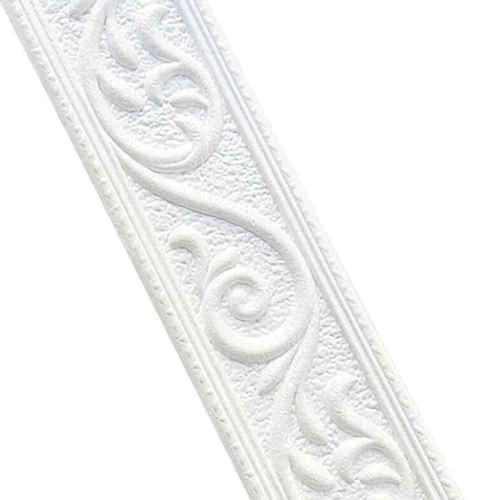 1PC 2.3m/90.55inch 3D Wall Trim Line Skirting Sticker Self-Adhesive Vinyl Wall Trim Sticker Household Waterproof Baseboard Wall- 2.3m
1PC 2.3m/90.55inch 3D Wall Trim Line Skirting Sticker Self-Adhesive Vinyl Wall Trim Sticker Household Waterproof Baseboard Wall- 2.3m