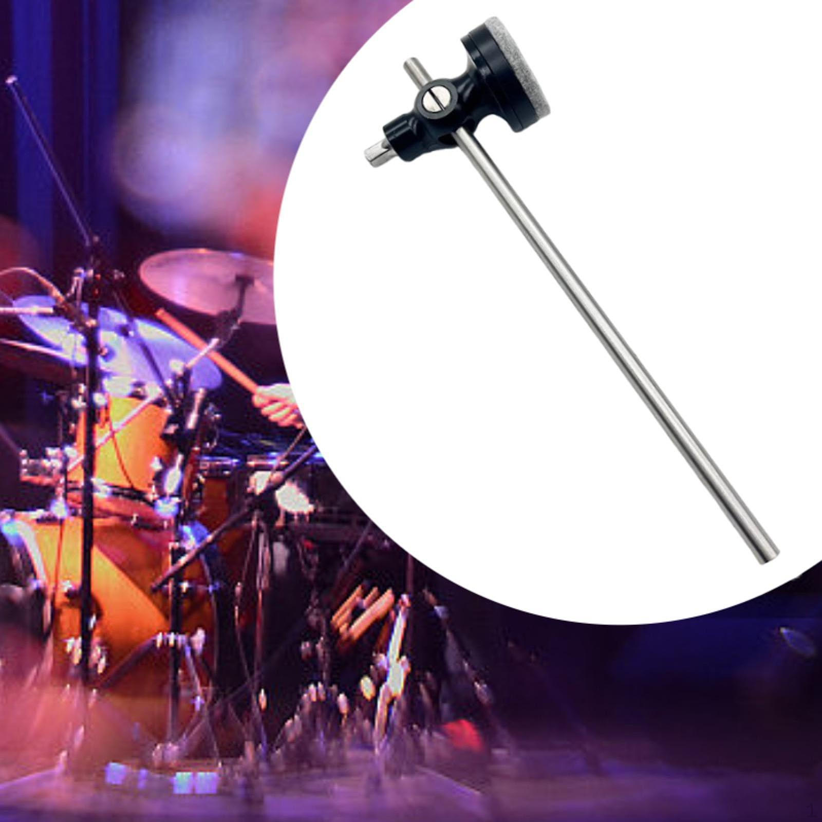 Головка барабанного молотка Bass Mallet Aluminium Alloy Professional і палиця для black
Головка барабанного молотка Bass Mallet Aluminium Alloy Professional і палиця для black