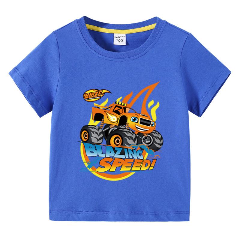 Kids Cotton Tshirt Blazing Speed Series Blaze And The Monster Machines Cartoon Funny Printing Children Boys Short Sleeved Tees 100
Kids Cotton Tshirt Blazing Speed Series Blaze And The Monster Machines Cartoon Funny Printing Children Boys Short Sleeved Tees 100