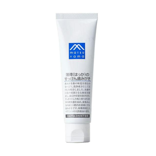 matsuyama - M-mark Mint Soap Toothpaste 90g
matsuyama - M-mark Mint Soap Toothpaste 90g