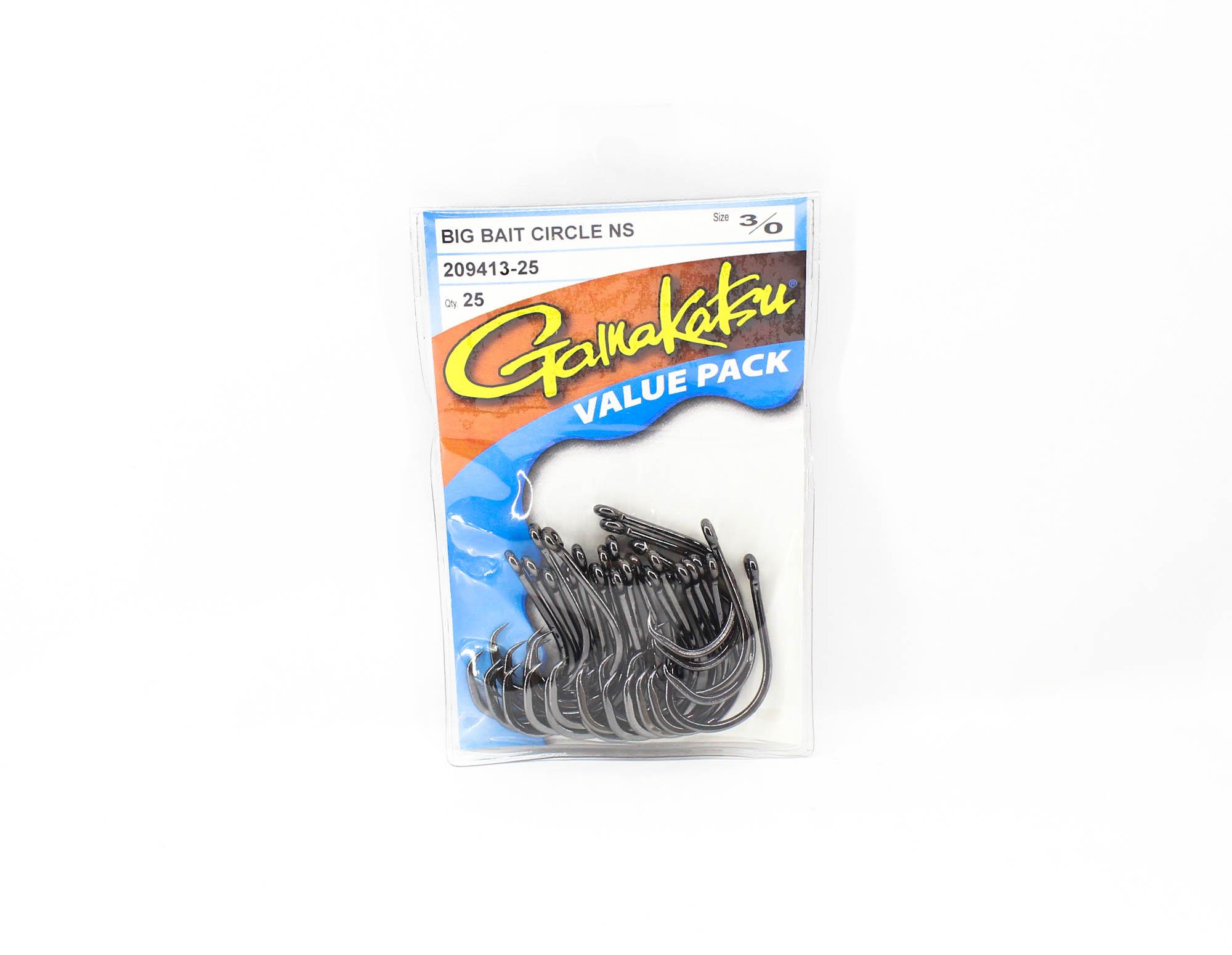 Gamakatsu 209413 Круглый крючок Big Bait NSB Bulk Pack, размер 3/0,25/упак. (3343)
Gamakatsu 209413 Круглый крючок Big Bait NSB Bulk Pack, размер 3/0,25/упак. (3343)