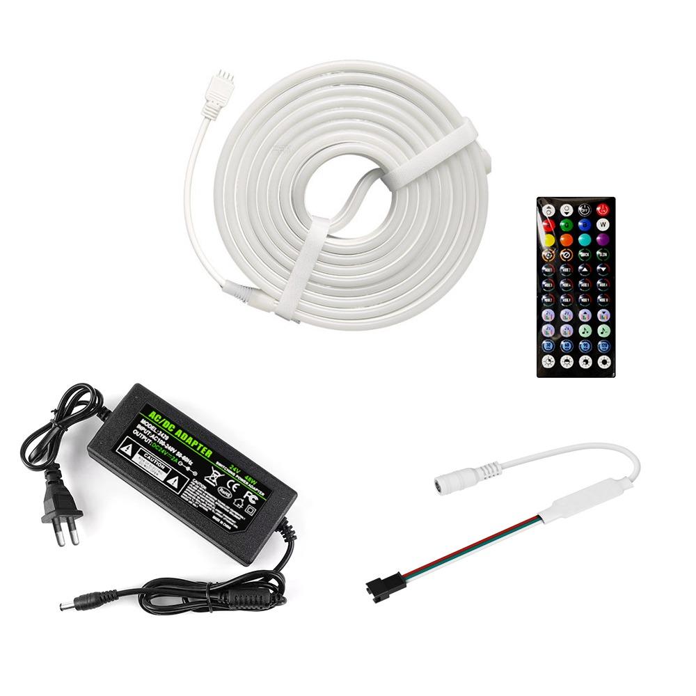 24V Powered LED Neon Strip Lights 44-Key Remote Flexible Design Music Sync Strip Lights Waterproof Sound Reactive
24V Powered LED Neon Strip Lights 44-Key Remote Flexible Design Music Sync Strip Lights Waterproof Sound Reactive