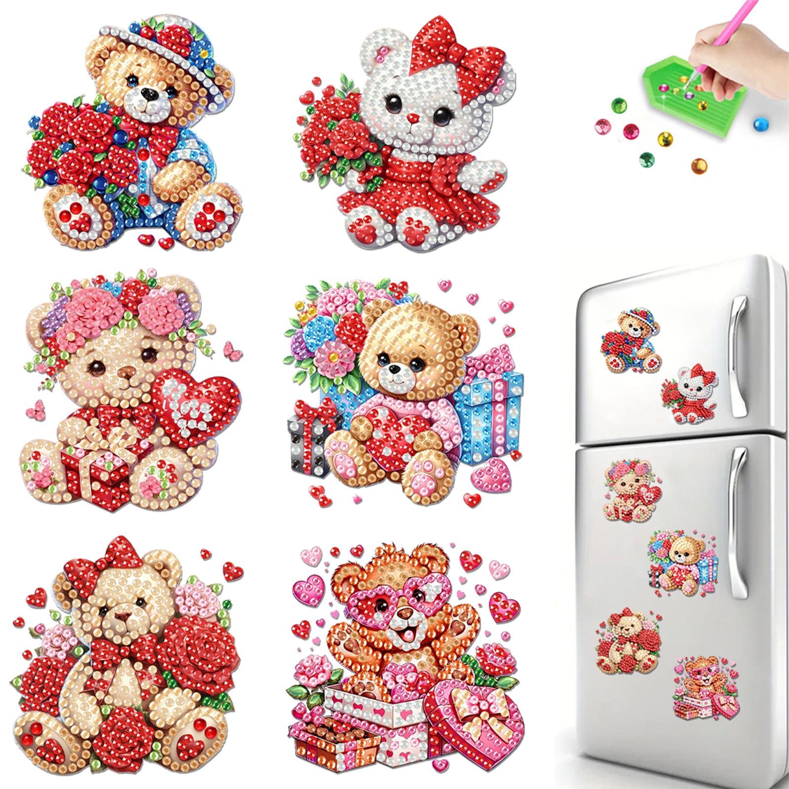 6Pcs Diamond Art Kits Cute Diamond Painting Magnets DIY Diamond Art Refrigerator Magnets DIY Art Crafts for Adults Beginners
6Pcs Diamond Art Kits Cute Diamond Painting Magnets DIY Diamond Art Refrigerator Magnets DIY Art Crafts for Adults Beginners