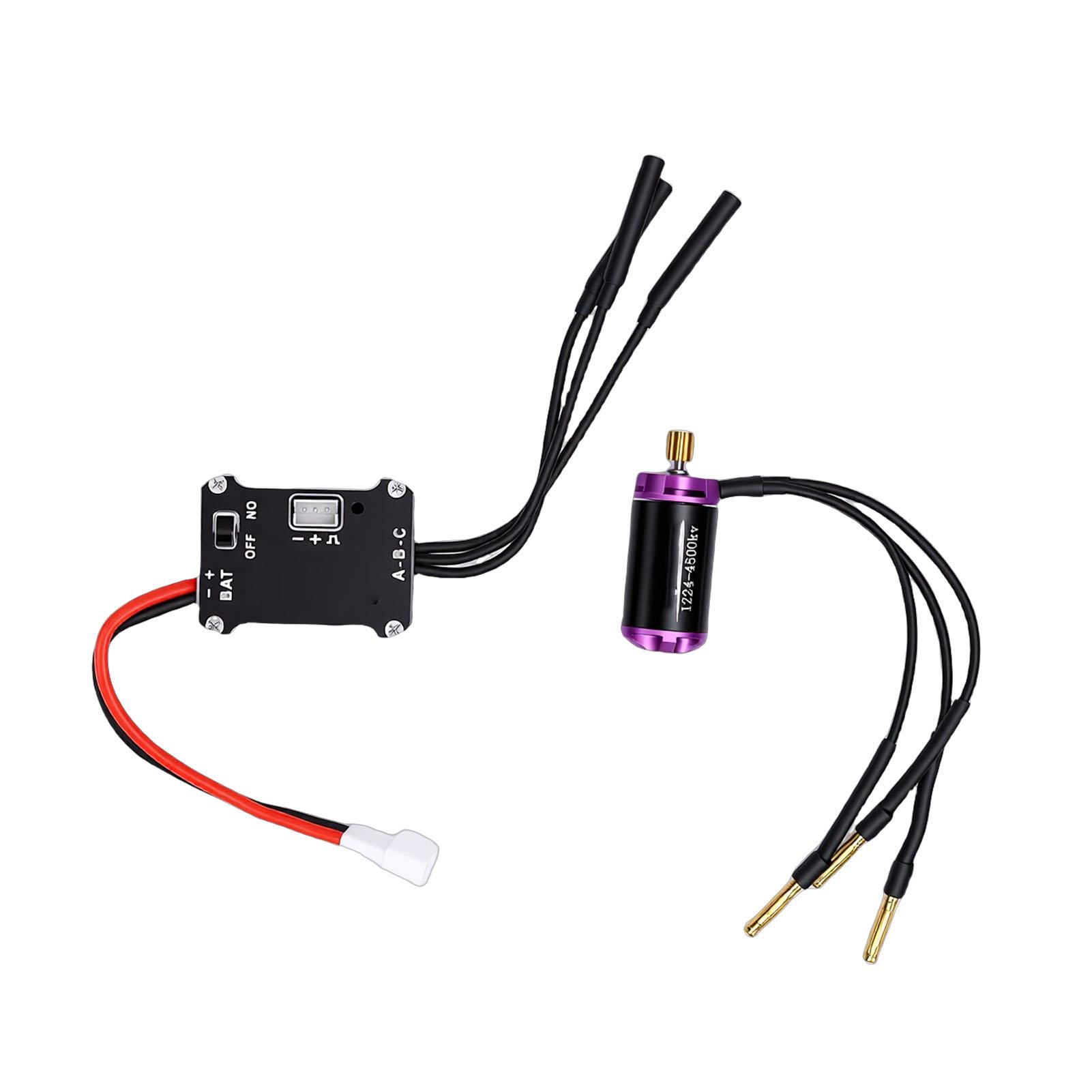1224 4500KV Brushless Motor 25A ESC Fit for SCX24 1 24 Model Cars RC Brushless Motor ESC Combo
1224 4500KV Brushless Motor 25A ESC Fit for SCX24 1 24 Model Cars RC Brushless Motor ESC Combo