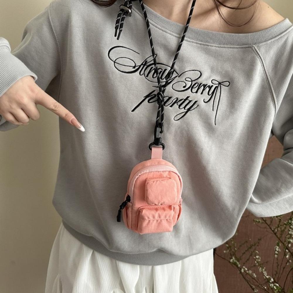 Multifunction Hanging Neck Coin Purse Nylon Lipstick Earphone Bag Lanyard Crossbody Bag Girl рожевий
Multifunction Hanging Neck Coin Purse Nylon Lipstick Earphone Bag Lanyard Crossbody Bag Girl рожевий