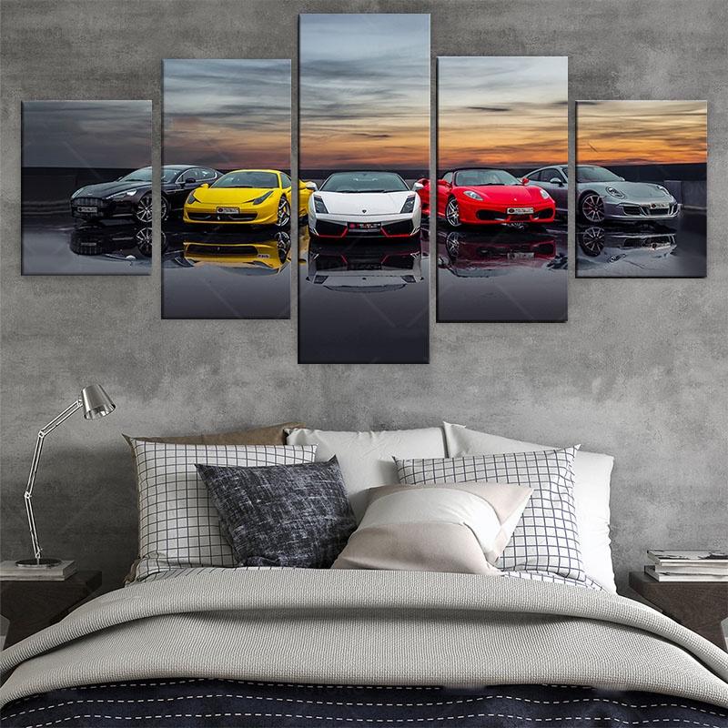 5 Pieces Wall Art Canvas Painting Home Decoration Top Gear Sport Cars Modular Poster And Picture Print For Living Room Artwork 20x35 20x45 20x55cm
5 Pieces Wall Art Canvas Painting Home Decoration Top Gear Sport Cars Modular Poster And Picture Print For Living Room Artwork 20x35 20x45 20x55cm