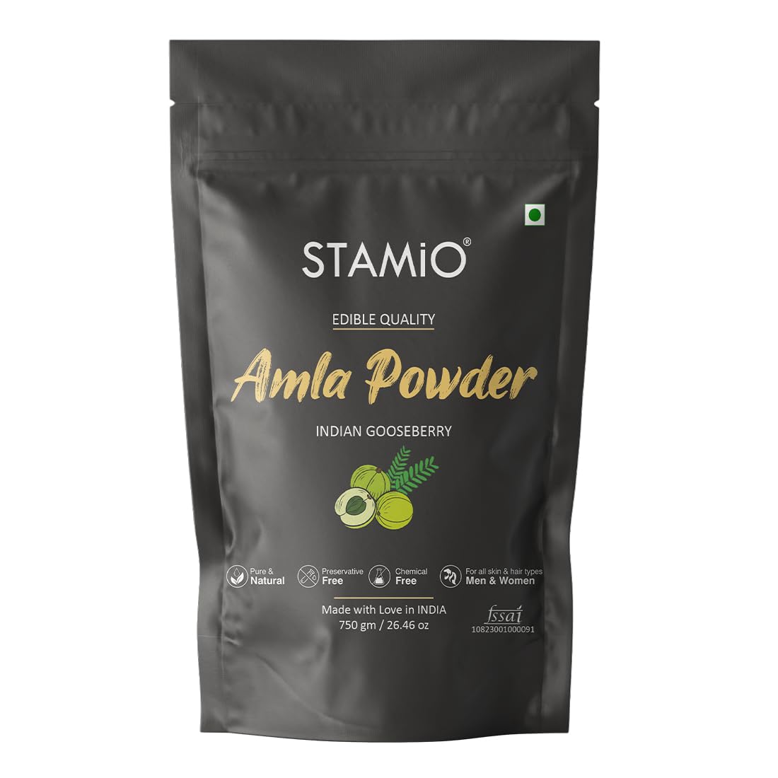 Stamio Amla Powder Pure Seedless Indian Gooseberry Sun Dried | 750gm 1.6lbs
Stamio Amla Powder Pure Seedless Indian Gooseberry Sun Dried | 750gm 1.6lbs