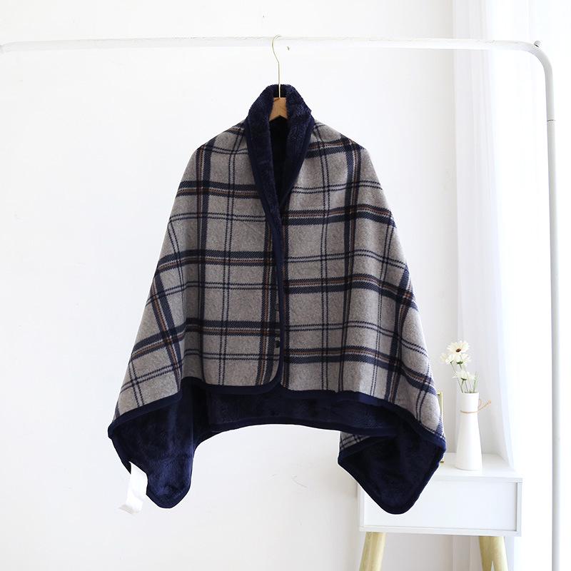 Многофункциональное влагопоглощающее теплогенерирующее фланелевое одеяло: Уютная флисовая шаль и теплое одеяло для сна 100x140 cm