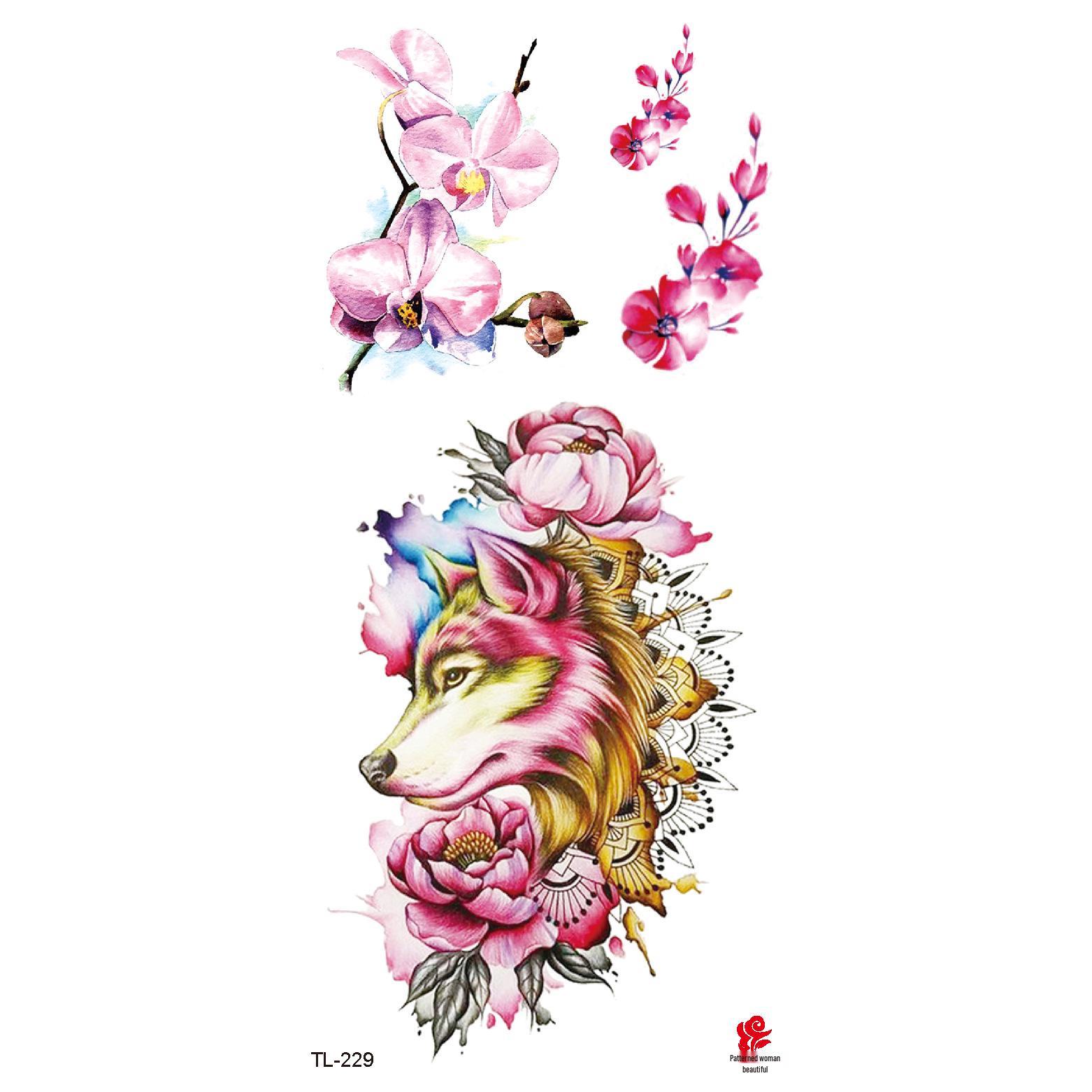 Waterproof Feather and Flower Temporary Tattoo Stickers 190*90mm
Waterproof Feather and Flower Temporary Tattoo Stickers 190*90mm